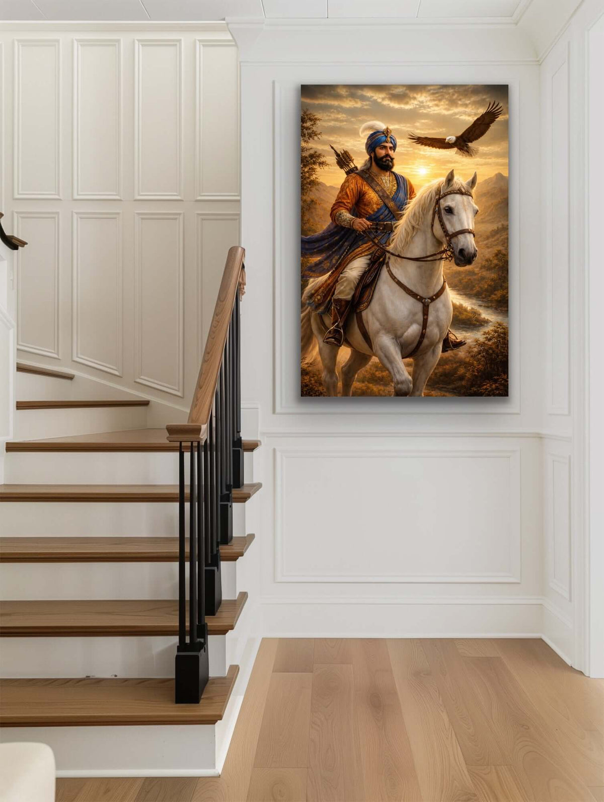 Guru Gobind Singh Ji Art Print – Sikh Warrior Fine Art Print