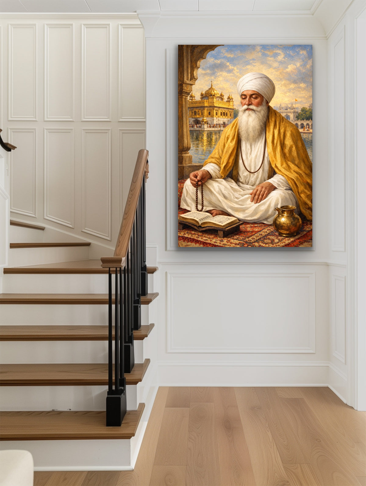 Guru Ram Das Ji – Golden Temple | Fine Art Sikh Spiritual Print