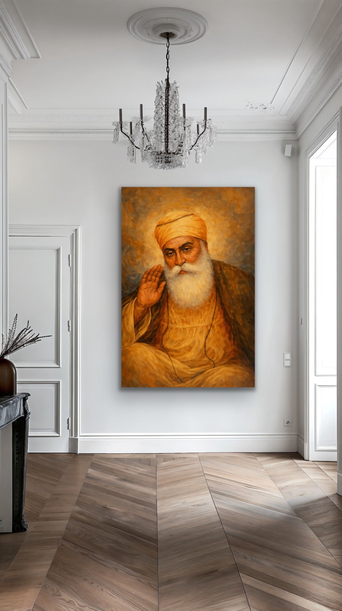 Guru Nanak Dev Ji – Fine Art Print | Sikh Spiritual Artwork